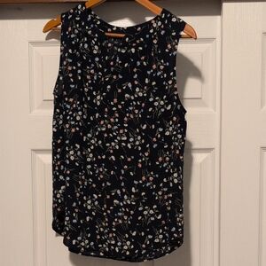 41 Hawthorn Black Floral Sleeveless Camisole